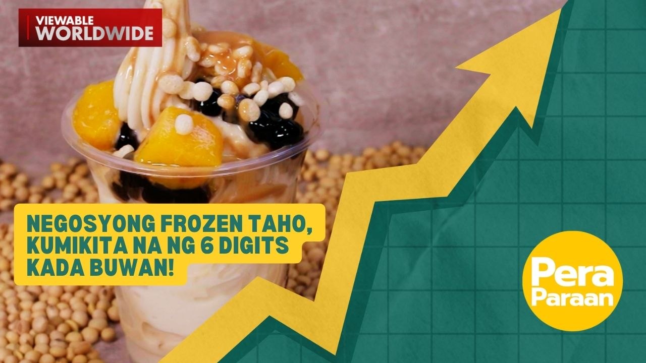 Negosyong frozen taho, kumikita na ng 6 digits kada buwan! | Pera Paraan