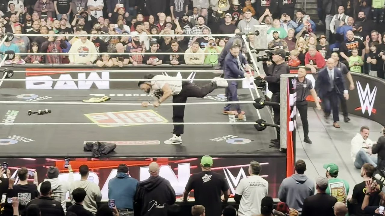 Roman Reigns Destroys CM Punk - WWE Raw 3/23/2026