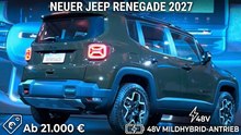 Weltpremiere: 2027 Jeep Renegade Facelift | Neuer Look & Mildhybrid
