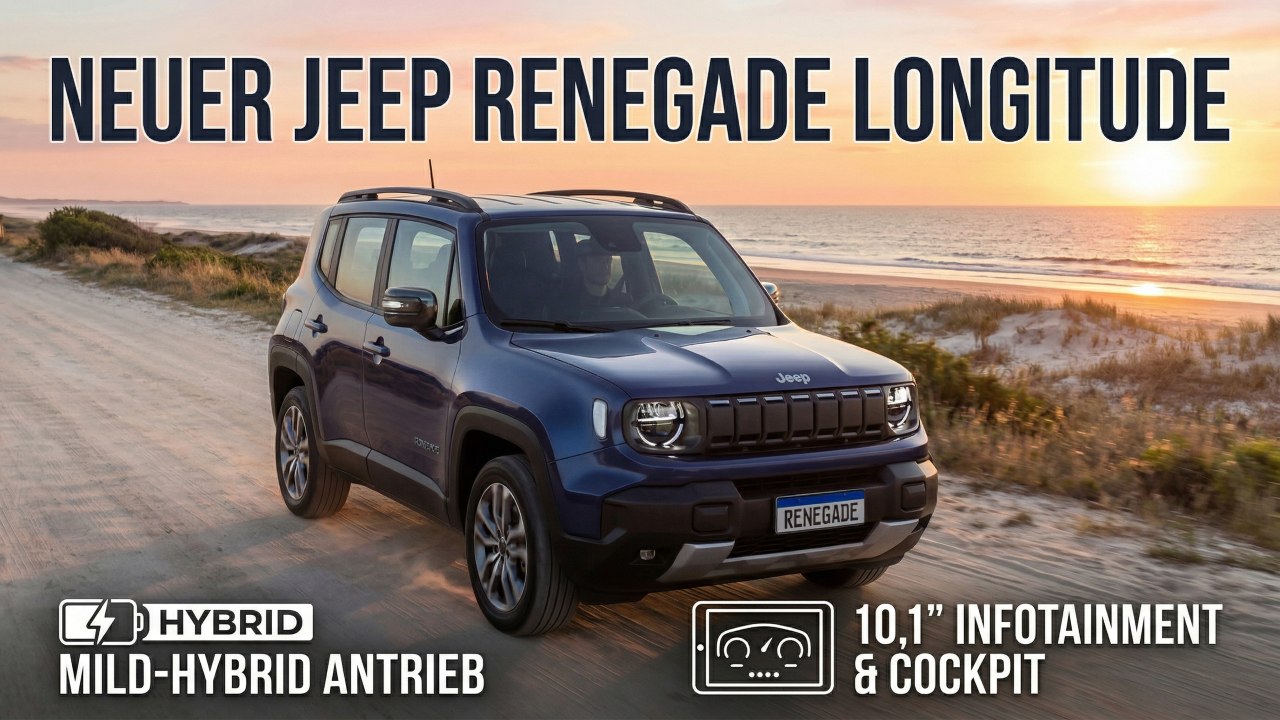 2027 Jeep Renegade Longitude Facelift: Hybrid, Technik & Details!