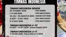Jadwal Timnas Tahun 2026 ada FIFA Series