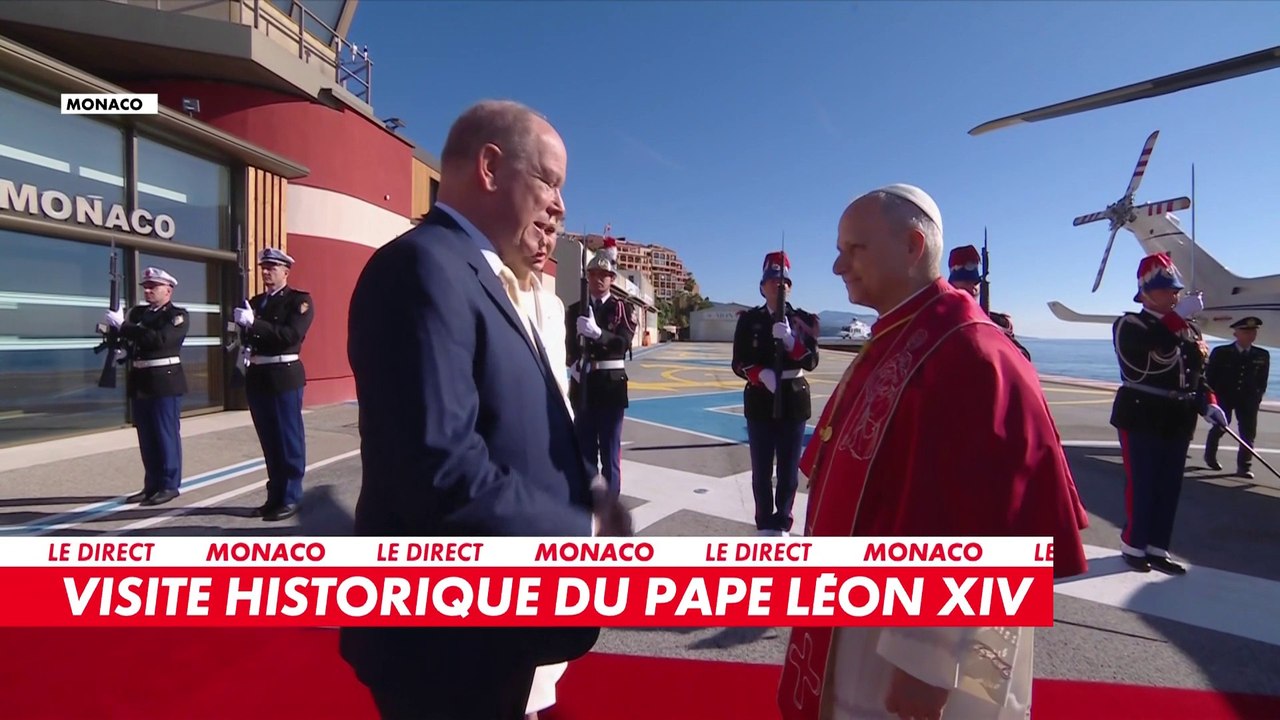 L'arrivée du Pape Léon XIV, pour une visite historique à Monaco