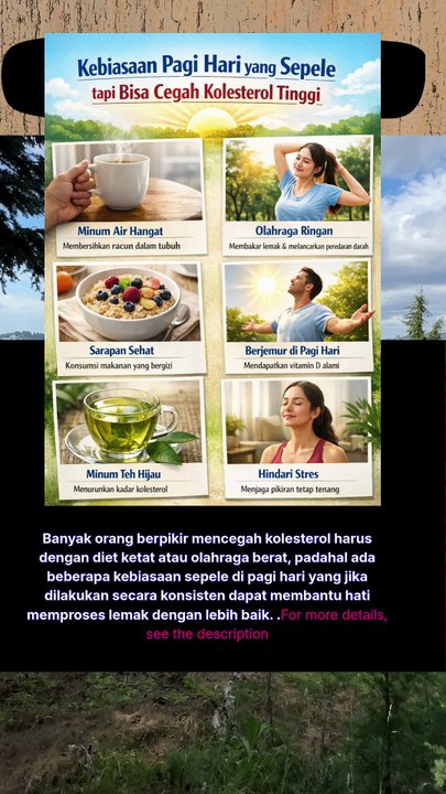 Kebiasaan pagi hari yang sepele tapi bisa cegah kolesterol tinggi