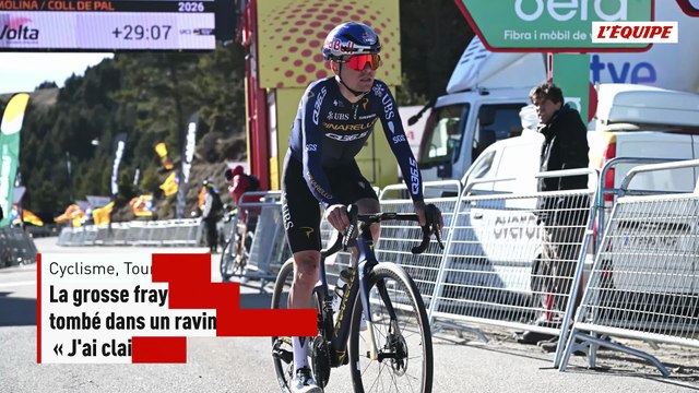 Tom Pidcock après être tombé dans un ravin sur la 5e étape du Tour de Catalogne : « J'ai clairement échappé à la mort » - Cyclisme - Tour de Catalogne