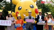 寶可夢大師集合！台北花伴野餐登場 民眾嗨喊：要抓「花帽皮卡丘」