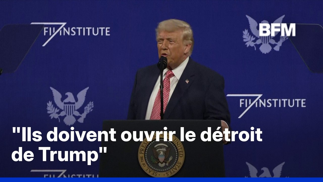 Guerre au Moyent-Orient: Donald Trump appelle le détroit d'Ormuz "le détroit de Trump"