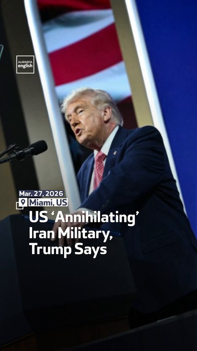 US ‘Annihilating’ Iran Military, Trump Says