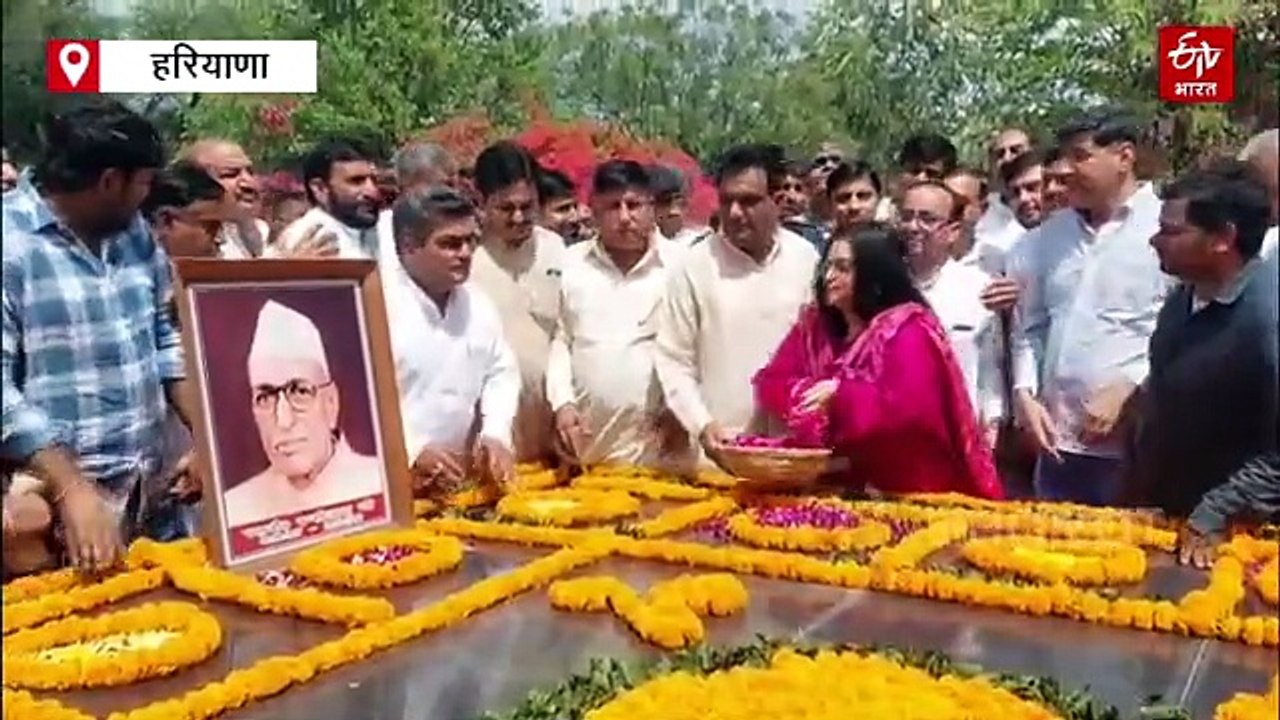 भिवानी में सिंचाई मंत्री श्रुति चौधरी ने साढ़े 16 करोड़ की विकास योजनाओं का दिया तोहफा, पुण्यतिथि पर चौ. बंसीलाल को किया याद