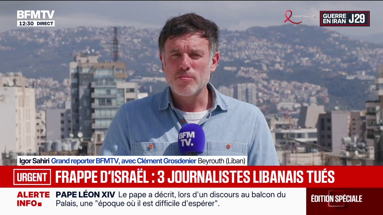 Guerre au Moyen-Orient: trois journalistes libanais tués par une frappe israélienne sur leur voiture