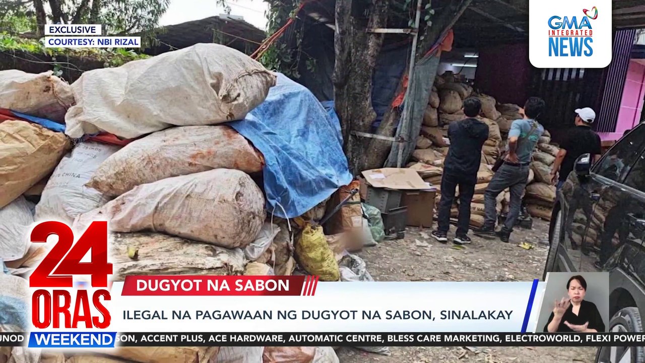 Ilegal na pagawaan ng dugyot na sabon, sinalakay | 24 Oras Weekend