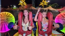 Beautiful Girls Slingshot Ride I Amazing Slingshot Ride Reaction