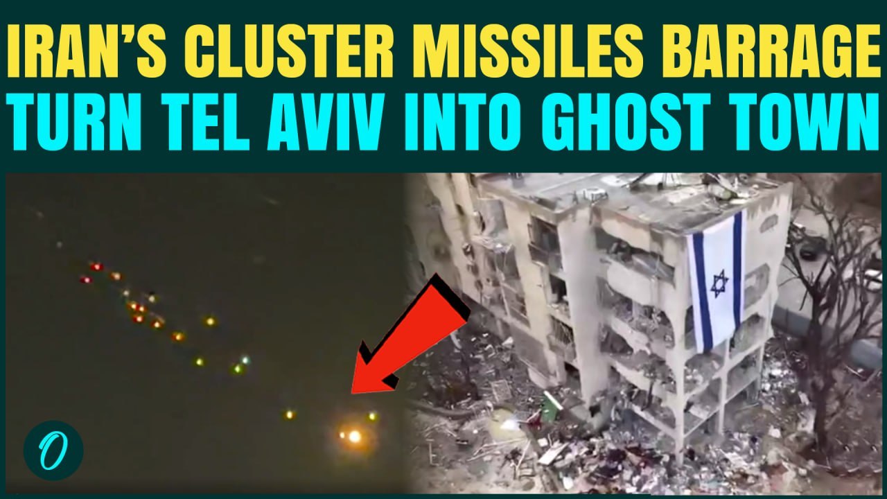 Iran POUNDS Tel Aviv With Cluster Missiles; Turns into Ghost Town in CHILLING Video | Israelis Flee