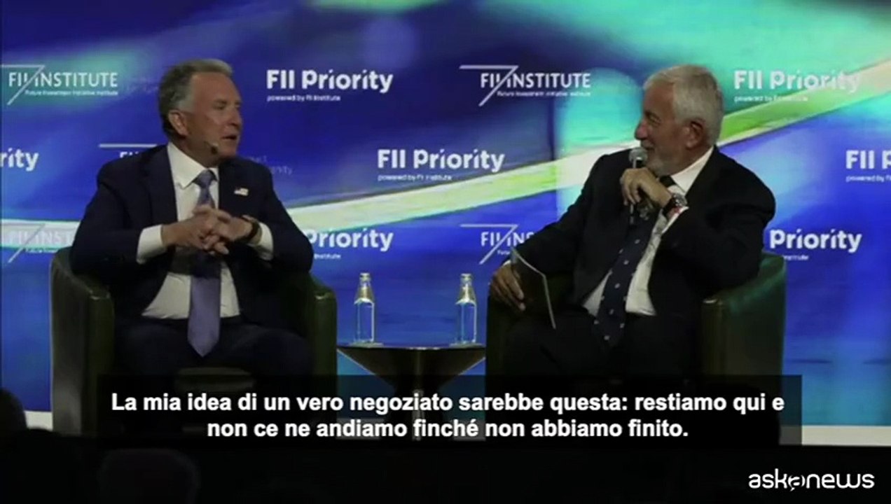 Witkoff: possibili colloqui con l'Iran già questa settimana