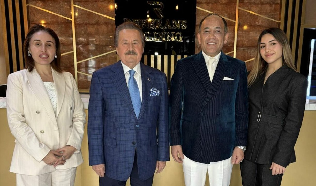 Devlet eski Bakanı Cavit Çağlar’dan Referans Holding Yönetim Kurulu Başkanı Bakioğlu’na ziyaret