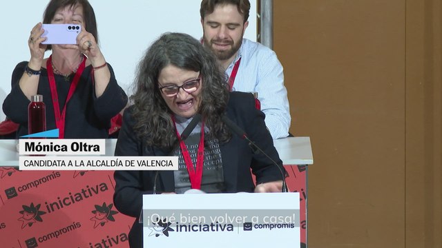 La emoción de Mónica Oltra en su regreso a la política: Gana la vida y gana el amor