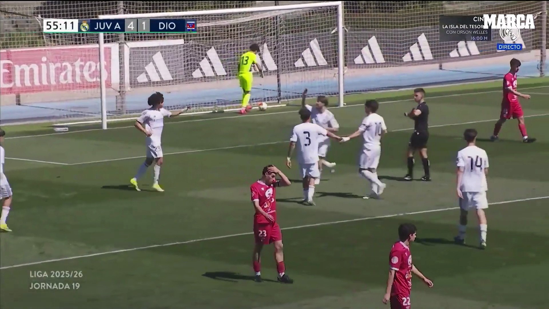 Enzo Alves se desata: hat-trick en 35 minutos