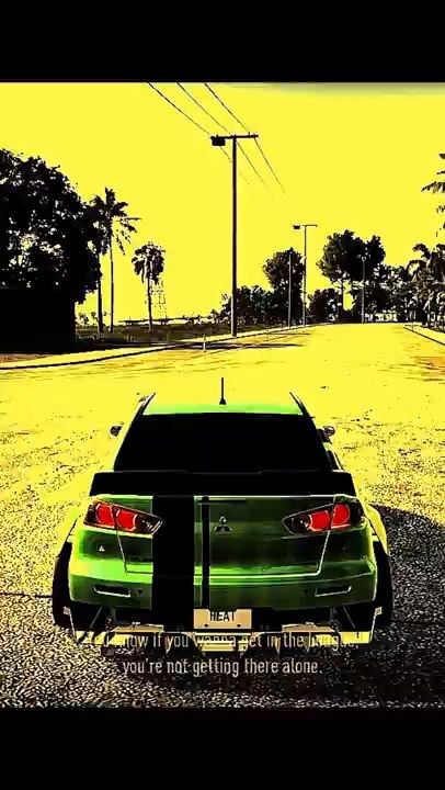 Morning Cruise in NFS Heat 🌅 | Green Machine Vibes (PC)