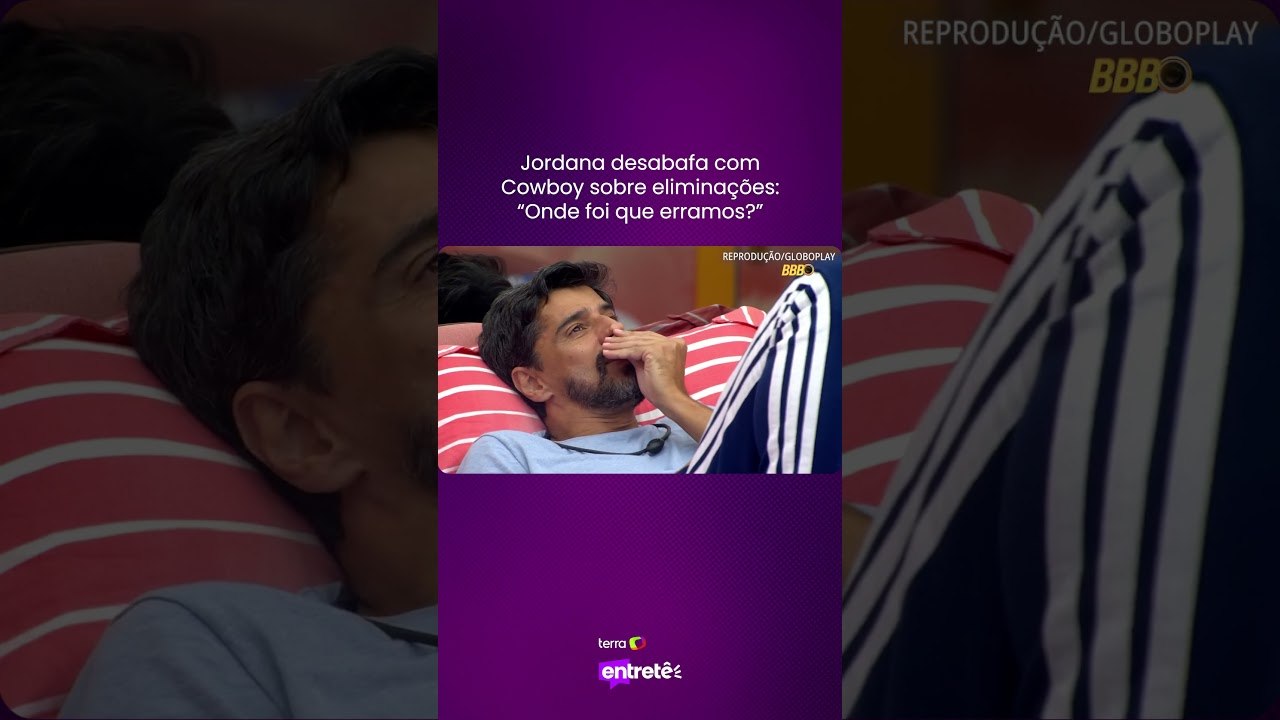 Jordana desabafa com Cowboy