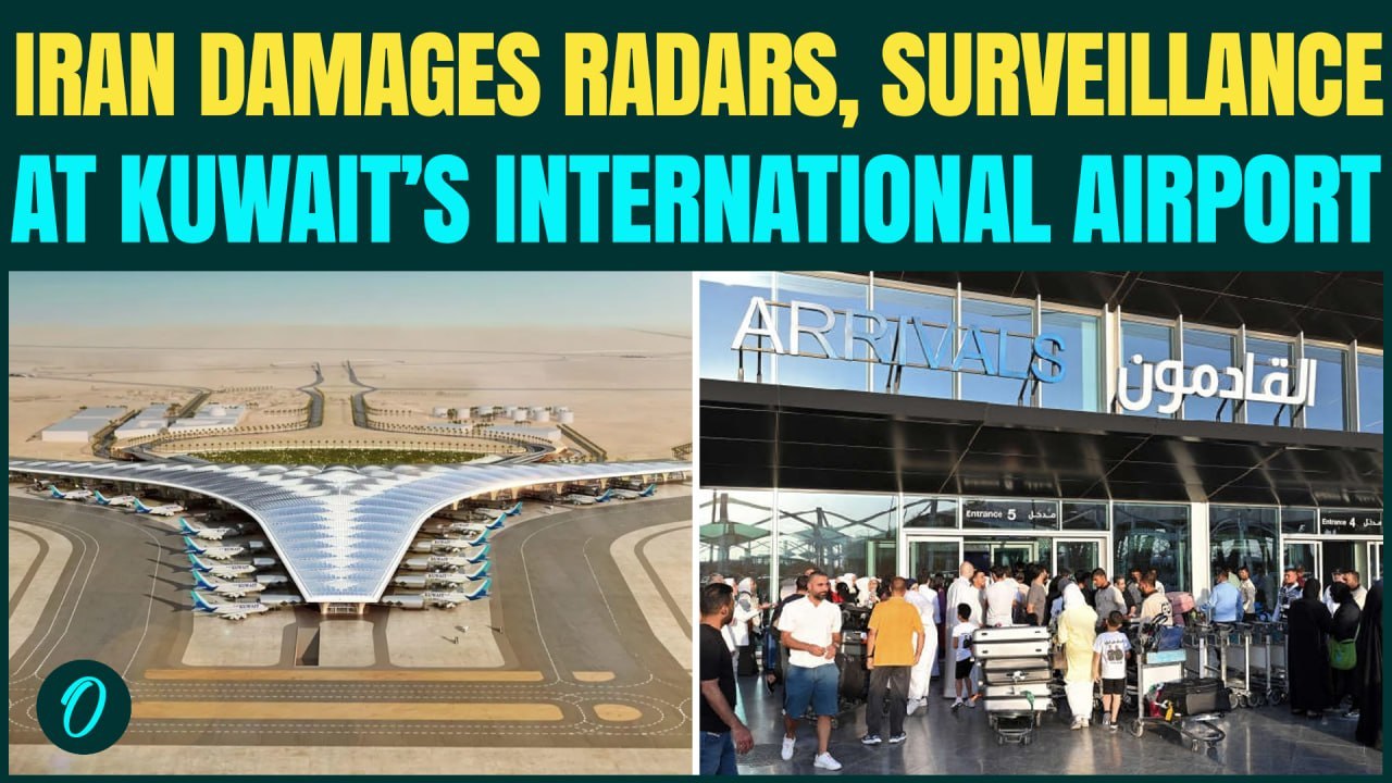 BIG: Iran’s Shahed Drones ATTACK Kuwait’s International Airport; Radar, Surveillance System DAMAGED