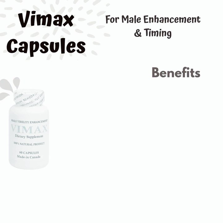 “Vimax Capsules: Ingredients, Uses, and Results”