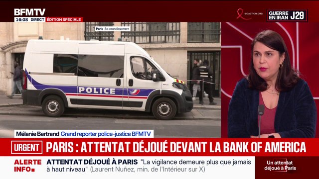 À Paris, un attentant déjoue devant la Bank of America: une enquête ouverte par le Parquet national anti-terroriste