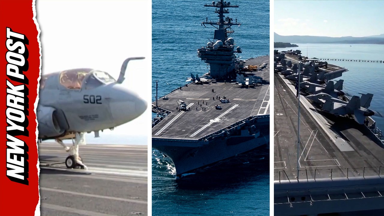 USS George H.W. Bush aircraft carrier deployed to the Middle East