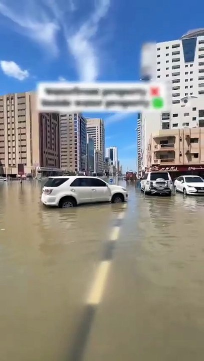 Breaking News: Severe Flooding Hits Sharjah After Heavy Rainfall | UAE Weather Update 2026 🌧️