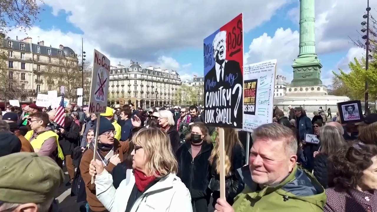 França acolhe marcha 'No Kings' enquanto protestos anti-Trump se espalham