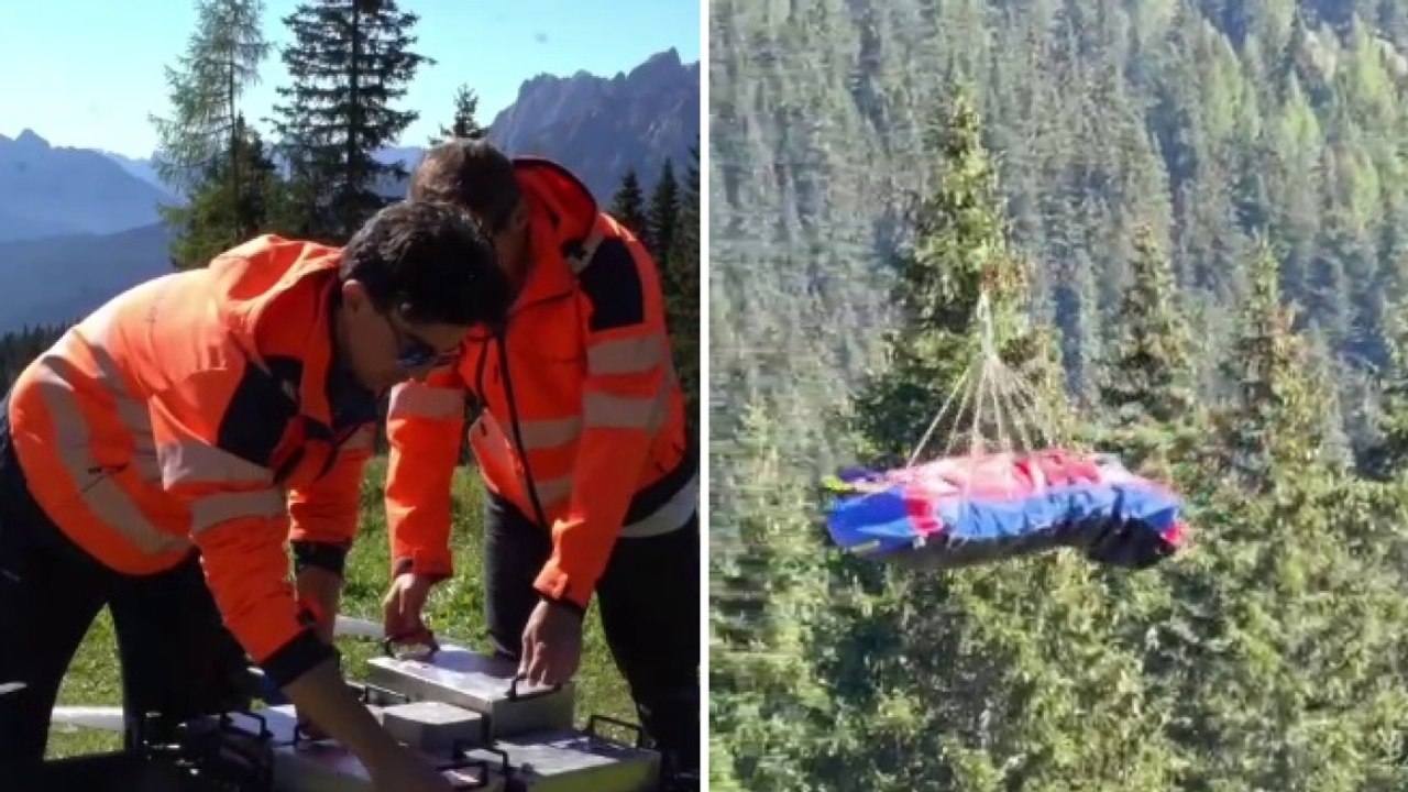 Soccorso in montagna, arrivano i droni capaci di trasportare le persone