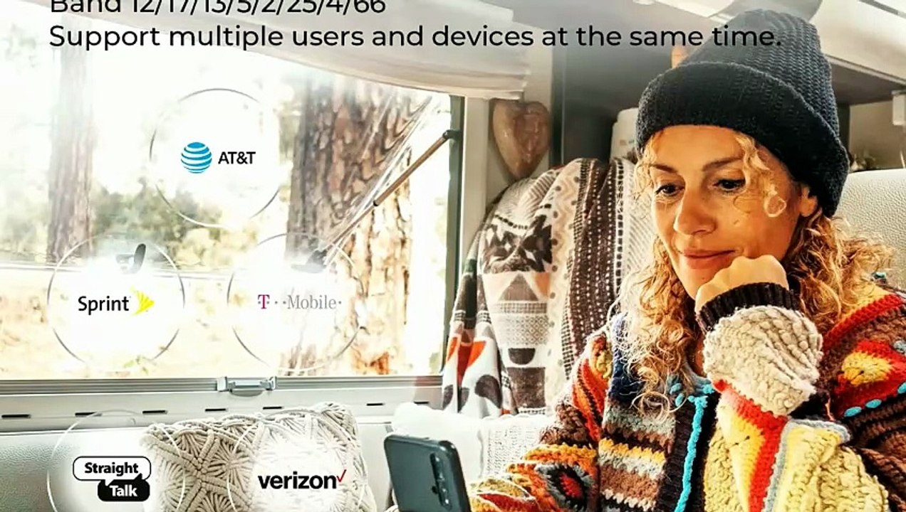 Atcall RV Cell Phone Booster for Verizon AT&T T-Mobile 5G 4G LTE - Boost Signal Now!