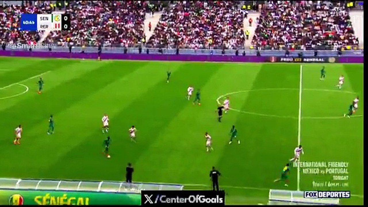 Sénégal vs Pérou : Nicolas Jackson ouvre le score
