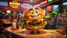 Burger talking videos