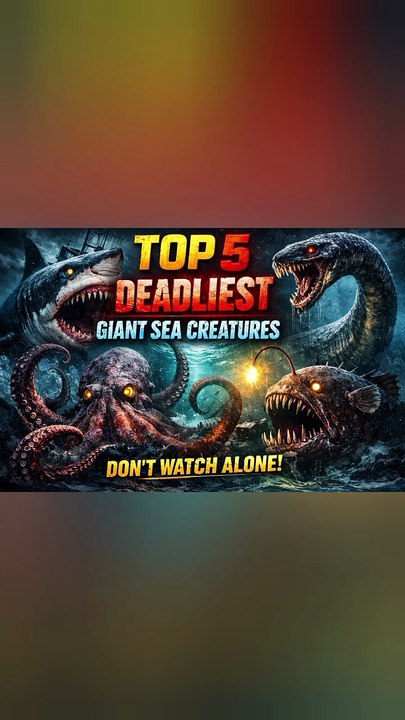 TOP 5 Deadliest Giant Sea Creatures You Wouldn’t Want to Encounter