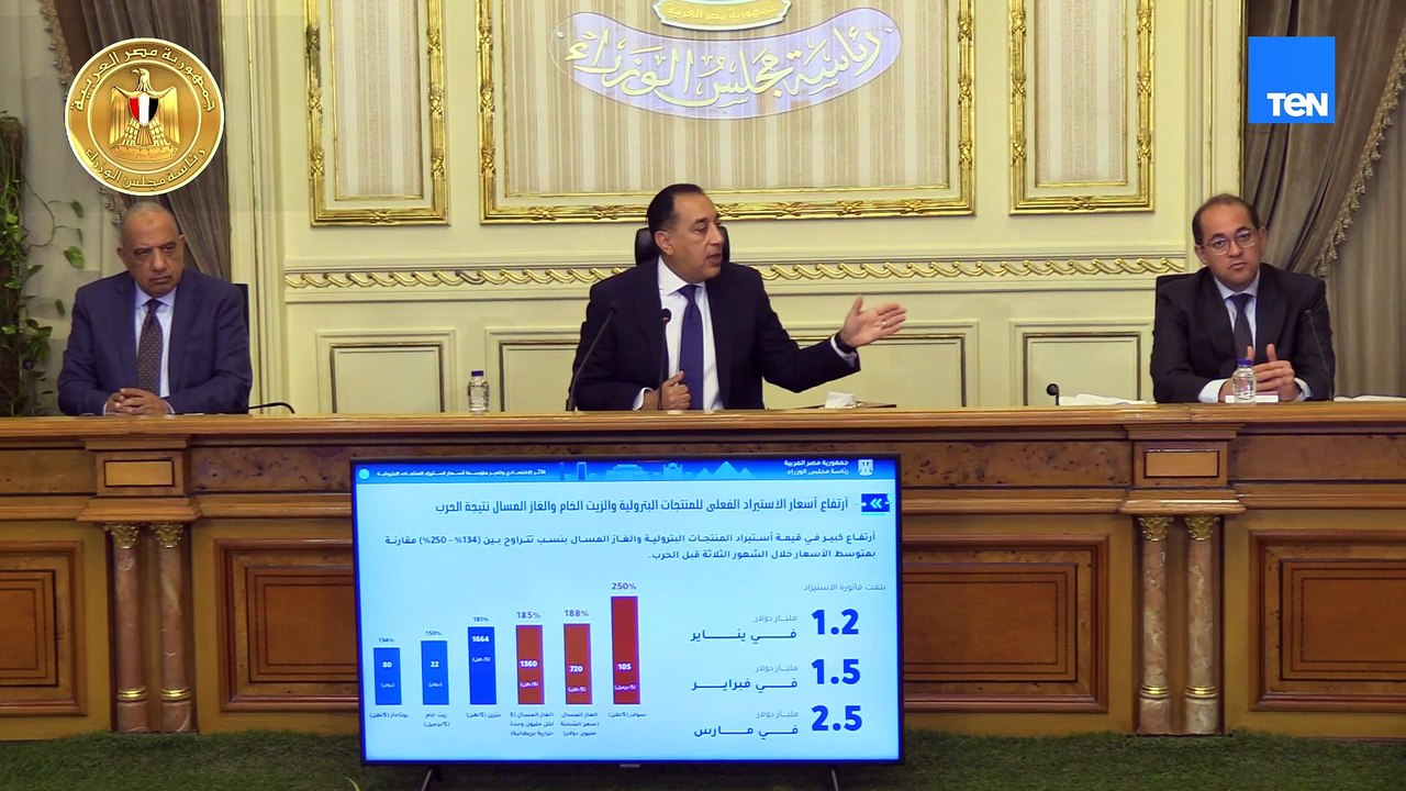 مدبولي: تم التوجيه الفوري بخفض بنسبة 30% من مخص...