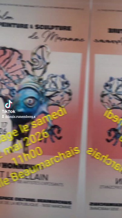 #maromme #salon #peinture #sculpture 34eme Salon de peinture et sculpture de Maromme.vernissage le 2 mai 2026 à 11 h00, espace culturel Beaumarchais.13, rue de la République 76150 Maromme.