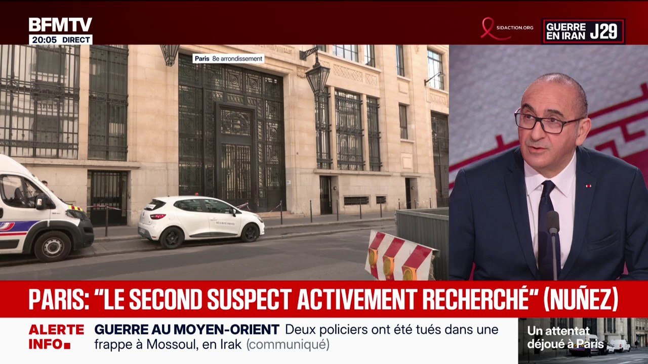 Attentat déjoué à Paris: Laurent Nuñez, ministre de l'Intérieur, "fait le lien" avec le conflit au Moyen-Orient