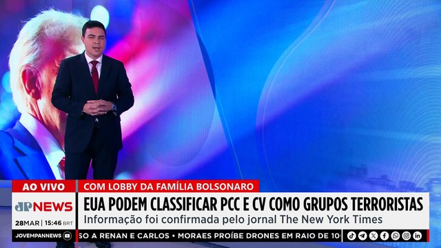 EUA podem classificar PCC e CV como grupos terroristas, segundo The New York Times