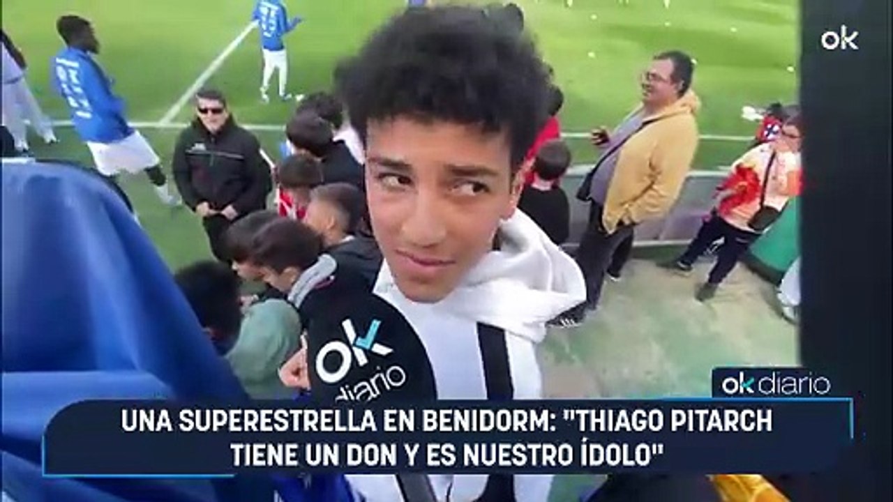 Una superestrella en Benidorm: "Thiago Pitarch tiene un don y es nuestro ídolo"