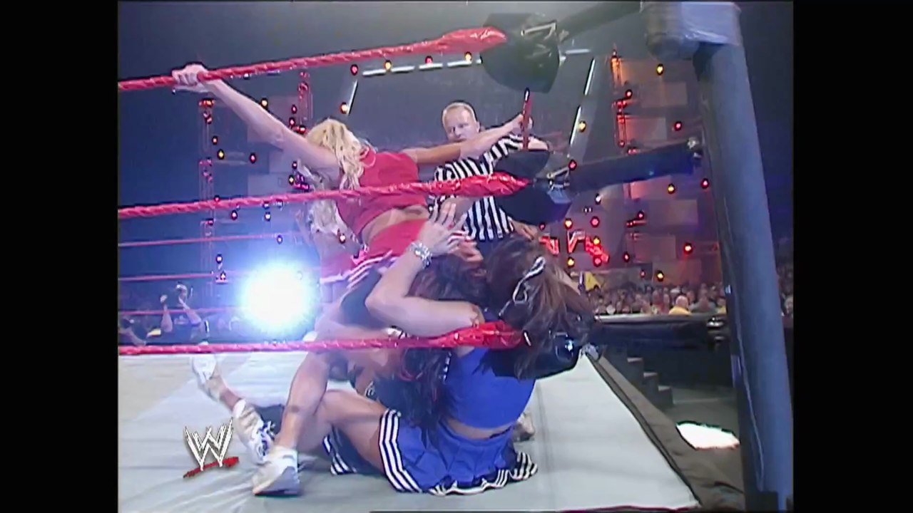 Torrie Wilson & Maria vs Mickie James & Victoria: WWE Divas Cheerleader Match, WWE RAW, May 1, 2006