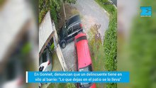 Un ladrón tiene en vilo a Gonnet: "Lo que dejas en el patio, se lo lleva"