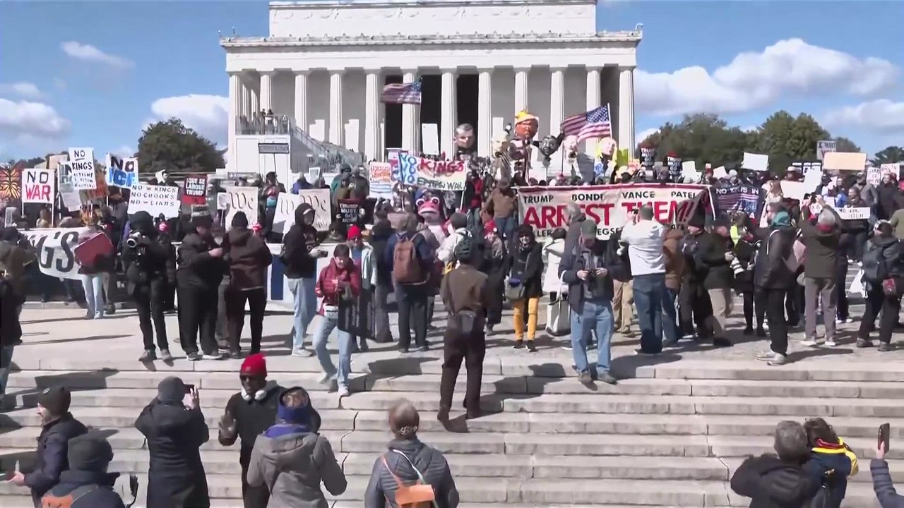 "'ARREST THEM ALL' — INSIDE THE MASSIVE ANTI-TRUMP RALLY TAKING OVER WASHINGTON DC