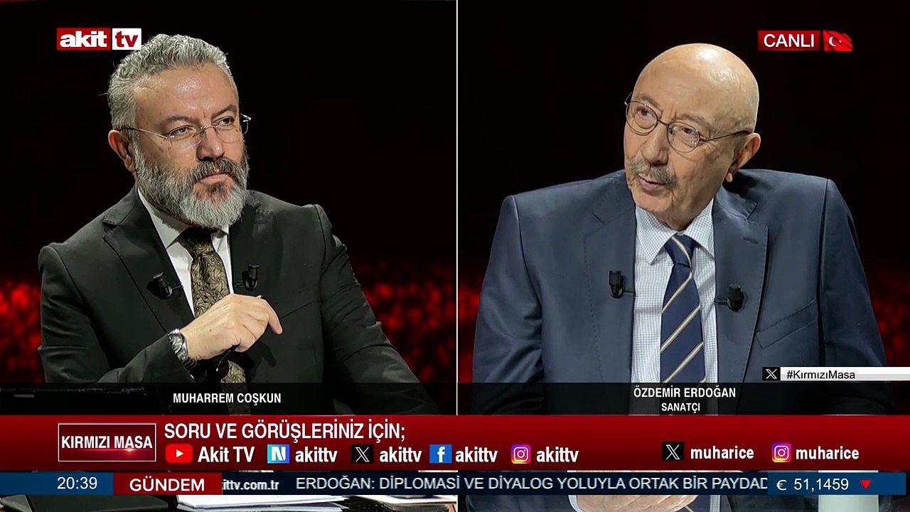 Kırmızı Masa - Muharrem Coşkun/Özdemir Erdoğan "Özdemir Erdoğan'ın yaşadığı dönem ve kendi hakkında merak edilenler" 28.03.2026