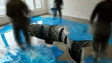 Fish Aquarium Floor.SMPC #trending #viral#flooring #shorts