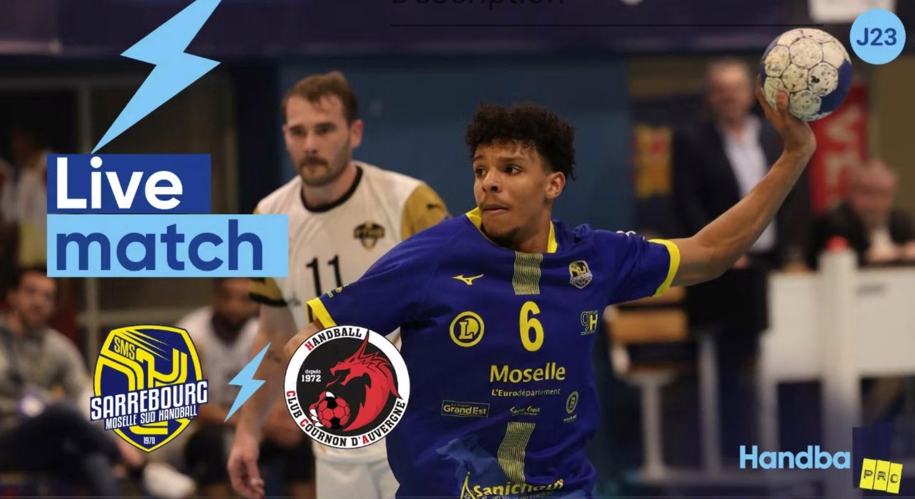 Sarrebourg Handball Moselle Sud - Cournon d'Auvergne 29-30