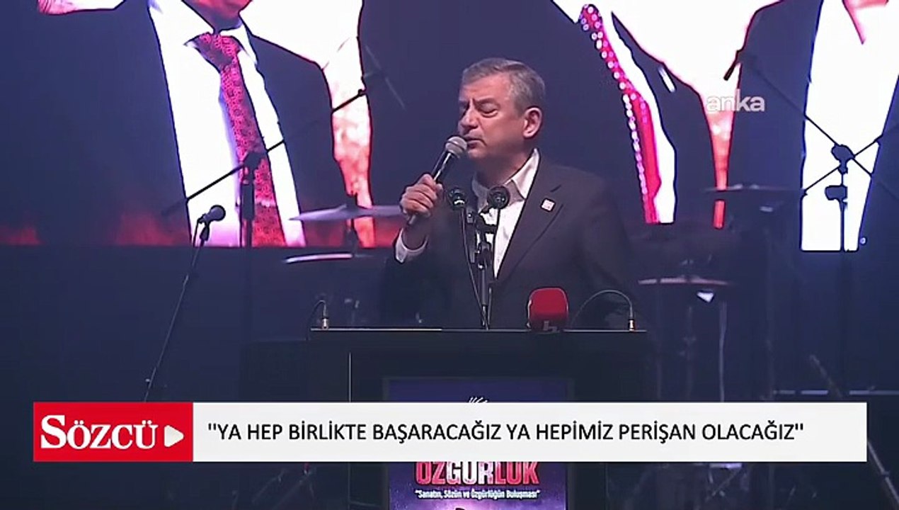 Özgür Özel: Ya hep birlikte başaracağız ya hepimiz perişan olacağız