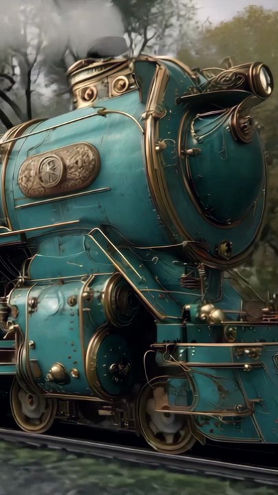Steampunk Train travel