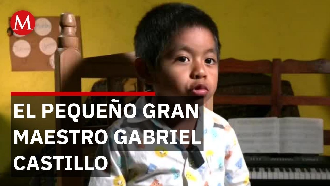 Gabriel Castillo el niño de 4 años que dirigirá a la Filarmónica de Puebla