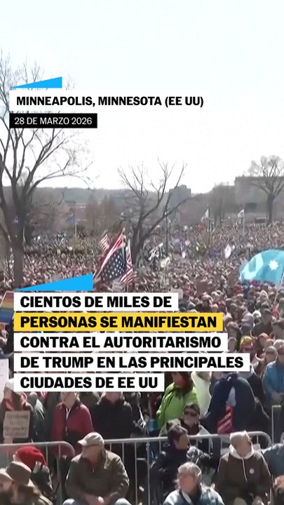 Cientos de miles de estadounidenses marchan contra Trump en las protestas ‘No Kings'