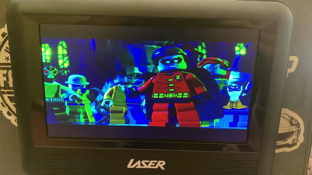 Lego Batman The Movie - DC Super Heroes Unite (2013) Batman & Robin Vs. Arkham Escapees Scene