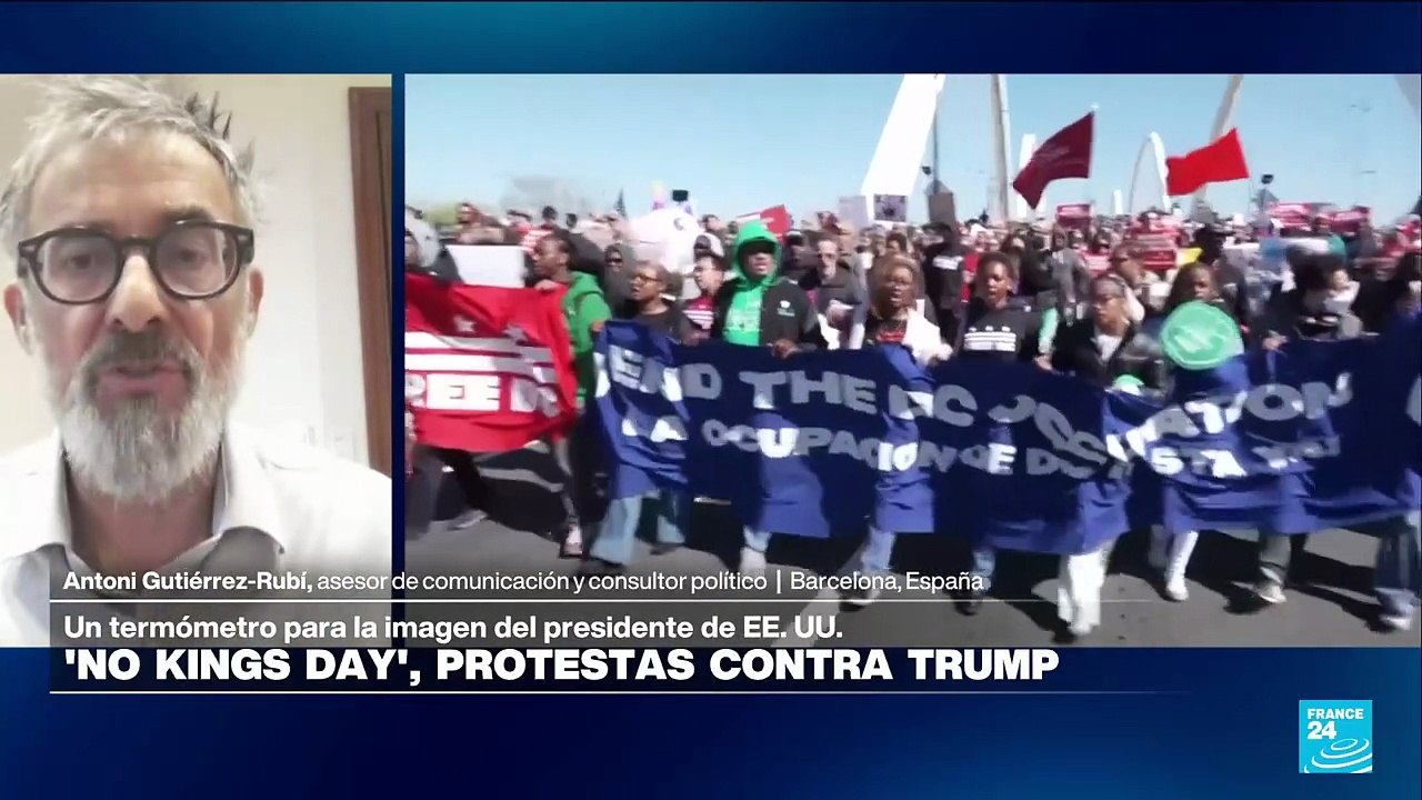 Antoni Gutiérrez: "Una de las razones de 'No Kings' es el hartazgo de la sociedad al estilo Trump"